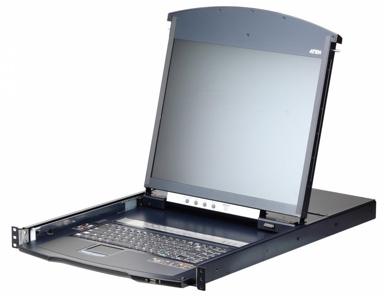 ATEN 1L/1R 16p C5 D.Rail LCD KVM over IP SW арт. KL1116VN-AXA-RG