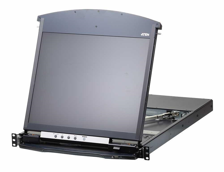 ATEN 1L/1R 16p C5 D.Rail LCD KVM over IP SW арт. KL1116VN-AXA-RG