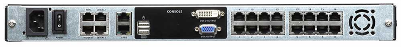 ATEN 1L/1R 16p C5 D.Rail LCD KVM over IP SW арт. KL1116VN-AXA-RG