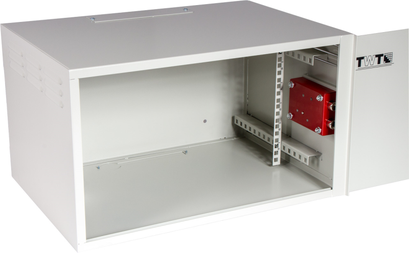 Шкаф антивандальный пенального типа, 6U 560x400 мм, серый LANMASTER арт. TWT-CBWSF-6U-6x4-GY