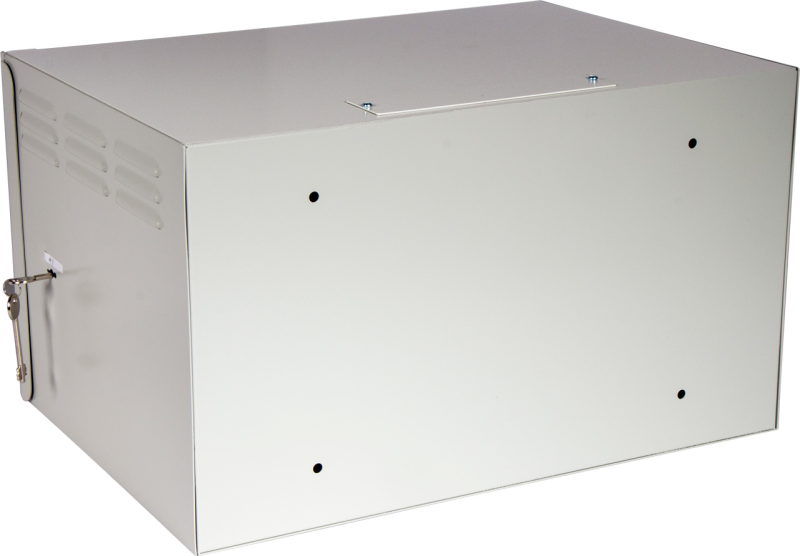 Шкаф антивандальный пенального типа, 6U 560x400 мм, серый LANMASTER арт. TWT-CBWSF-6U-6x4-GY