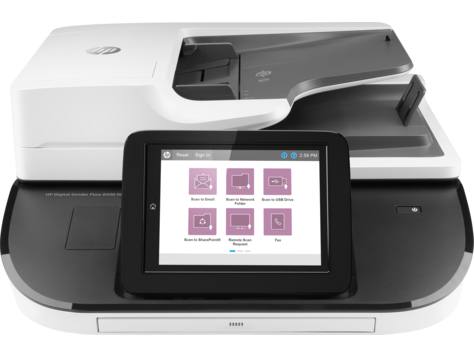 HP Digital Sender Flow 8500 fn2 Document Capture Workstation (A4,100ppm,600x600 dpi,24 bit, USB, LAN, ADF 150 sheets, Duplex, repl.L2719A) HP Inc. арт. L2762A#B19