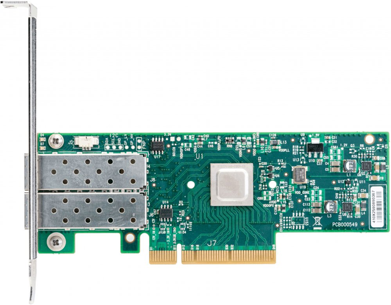 Mellanox ConnectX-4 Lx EN network interface card, 25GbE dual-port SFP28, PCIe3.0 x8, tall bracket, 1 year арт. MCX4121A-ACAT