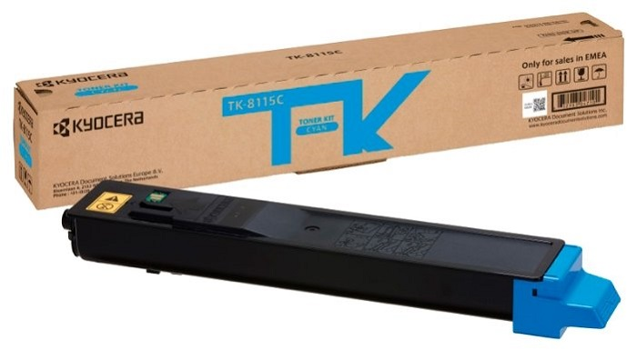 Kyocera Тонер-картридж TK-8115C для M8124cidn/M8130cidn голубой (6000 стр.)