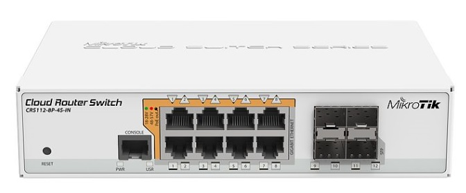 Mikrotik CRS112-8P-4S-IN