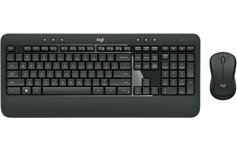 Logitech Wireless Desktop MK540 (Keybordmouse), Black, Rus/Eng, [920-008686]