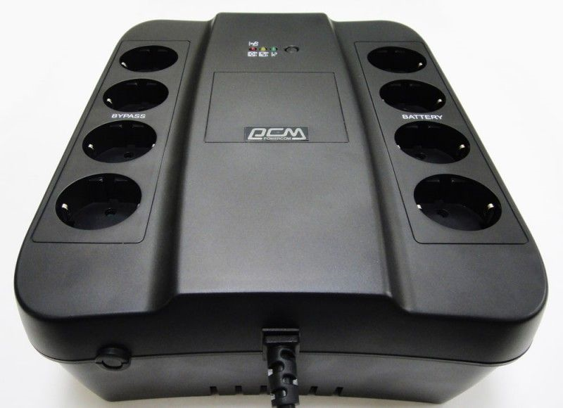 Powercom Back-UPS SPIDER, Line-Interactive, 850VA/510W, Tower, 8xSchuko outlets (4 surge & 4 batt), USB (688276) арт. SPD-850U