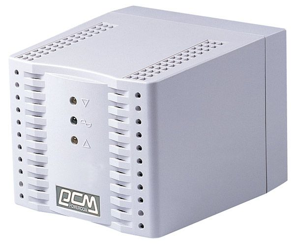 Стабилизаторы напряжения электрического тока Powercom Voltage Regulator, 3000VA, White, Schuko (304923)