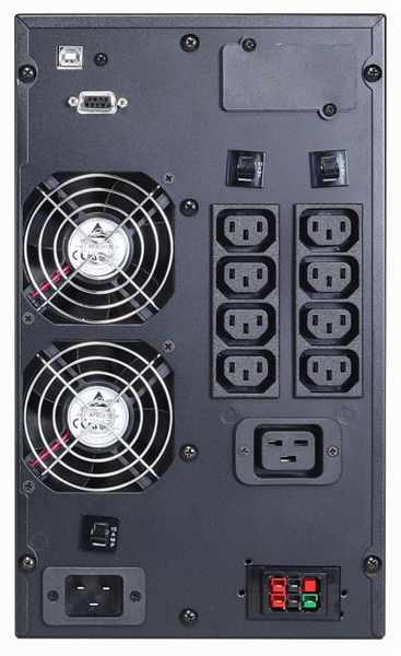Powercom MACAN, On-Line, 3000VA/3000W, Tower, 8*IEC320-C13+С19, Serial+USB, SNMP Slot (1034863) арт. MAC-3000