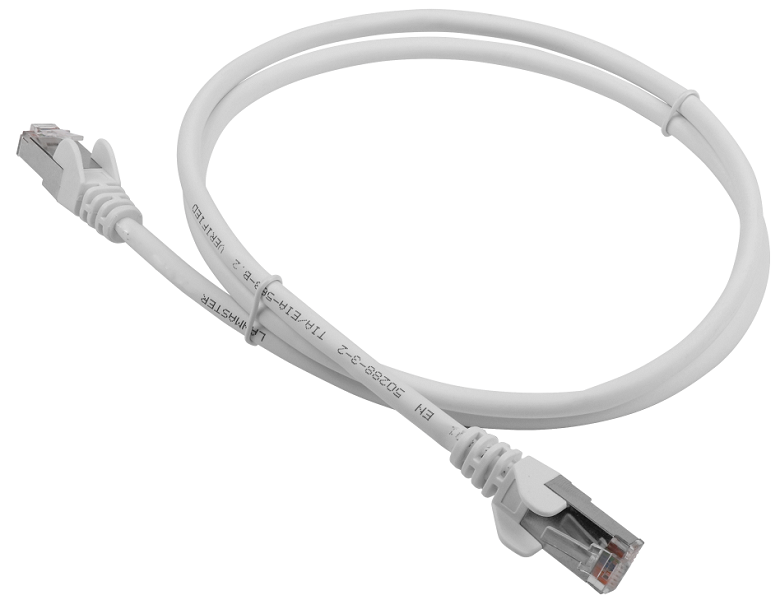 Патч-корд LANMASTER LSZH FTP кат.5e, 7.0 м, серый арт. LAN-PC45/S5E-7.0-GY