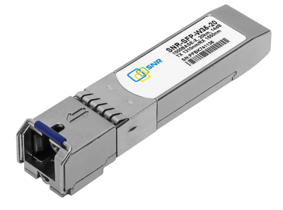SNR SNR-SFP-W35-20 Одноволоконный модуль, SFP WDM 1000Base-BX, разъем SC, рабочая длина волны Tx/Rx: 1310/1550нм, дальность до 20км (14dB), с поддержкой функции DDM