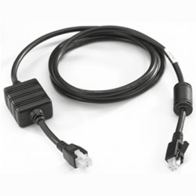 Zebra ASSY: MC22/27/33/34/93/94/TC22/27 DC line cord for running multi-slot cradles from a single Level VI power supply PWR-BGA12V108W0WW, Level VI replacement for PWRS-14000-241R арт. CBL-DC-381A1-01