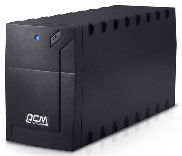 Источник бесперебойного питания Powercom Raptor, Line-Interactive, 600VA/360W, Tower, 3xSchuko (3 batt), USB (859793)