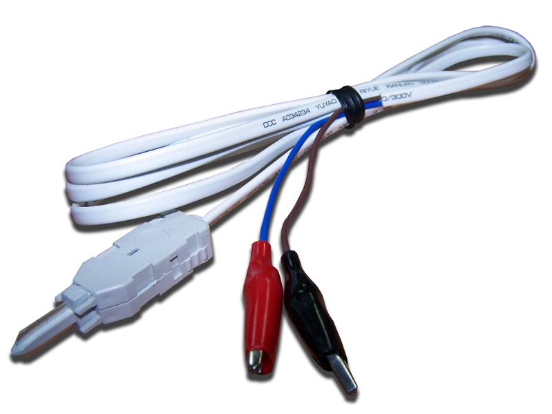 Шнур тестовый для плинтов, 2-х полюсный LSA/Крокодил, 1,5м LANMASTER арт. TWT-LSA-P2-CR2-1.5m
