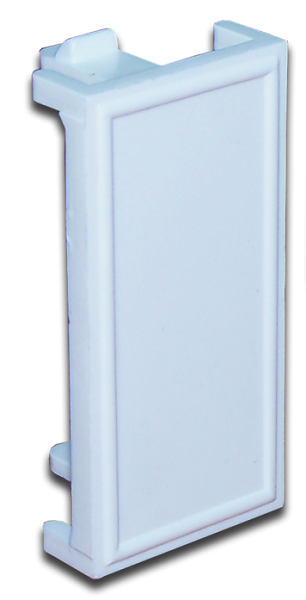 Заглушка 22.5х45, белая LANMASTER арт. LAN-SIP-22B-WH
