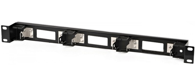 Рама монтажная 19'', 3 плинта, горизонтальная, 1U LANMASTER арт. TWT-RM10-3P-H