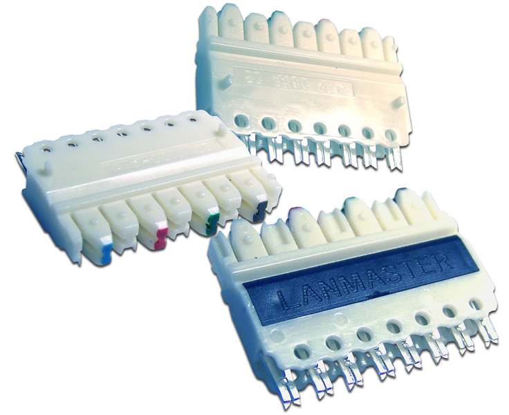 Блок 4-парный 110 типа для кросса LANMASTER арт. LAN-S110C-4