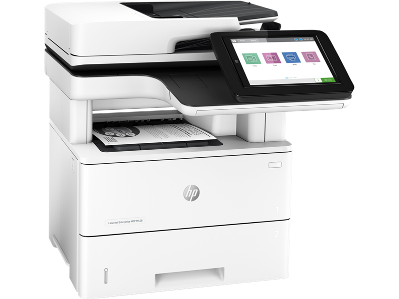 Лазерное многофункциональное устройство HP LaserJet Enterprise MFP M528dn (p/c/s, A4, 1200 dpi, 43ppm, 1.75GB, 16GB eMMC, 2trays 100+550, ADF 100, Duplex, USB/GigEth, repl.F2A76A)