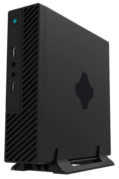 Slim Case Powerman ME100S-BK U3*2, front fan 4cm, HDD frame Upper type+ "L"+"I" types 120W adapter, GM-120 DC-ATX Mini ITX арт. 6133715