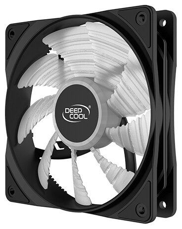 DEEPCOOL RF120B 120x120x25мм (96шт./кор, LED Blue подсветка, 1300об/мин) Retail (DP-FLED-RF120-BL)