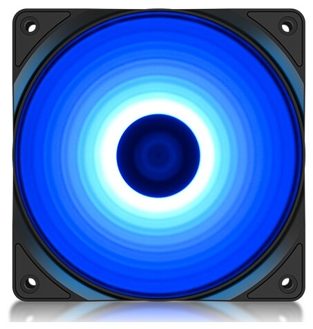 DEEPCOOL RF120B 120x120x25мм (96шт./кор, LED Blue подсветка, 1300об/мин) Retail (DP-FLED-RF120-BL)