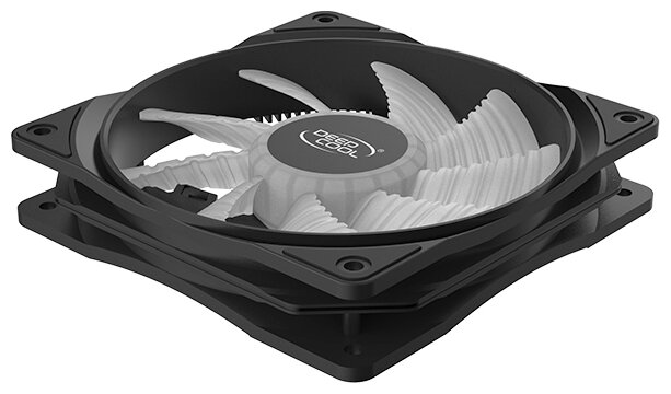 DEEPCOOL RF120B 120x120x25мм (96шт./кор, LED Blue подсветка, 1300об/мин) Retail (DP-FLED-RF120-BL)