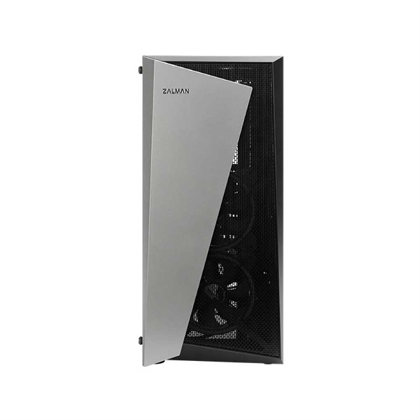 ZALMAN S4 Plus, ATX, BLACK, WINDOW, 2x3.5", 1x2.5", 2xUSB2.0, 1xUSB3.0, FRONT 2x120mm RGB, REAR 1x120mm RGB