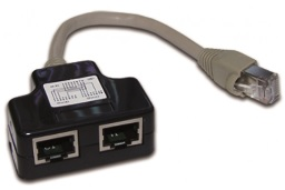 Y-адаптер, 2 параллельных порта, экранированный LANMASTER арт. TWT-Y-BRIDGE-S