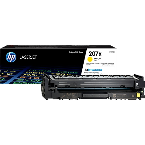 Cartridge HP 207X для CLJ M255/M282/M283, желтый (2 450 стр.) HP Inc. арт. W2212X