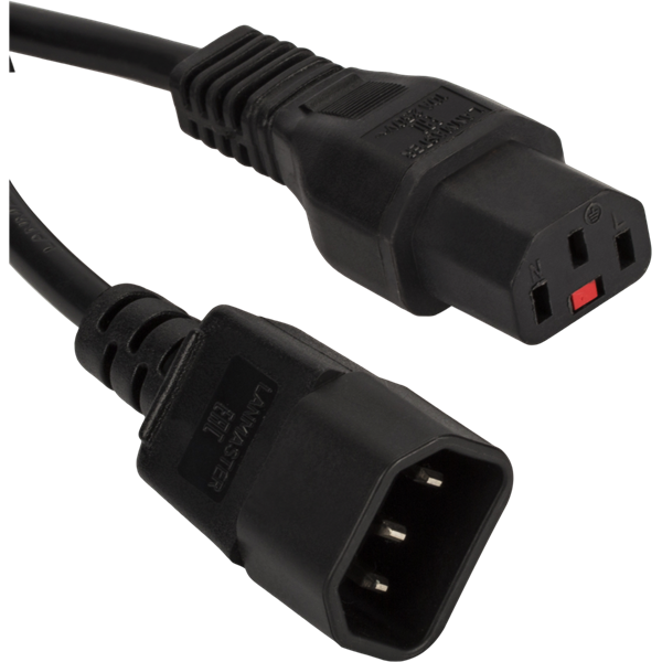LANMASTER LAN-PP13L/14-0.5-BK