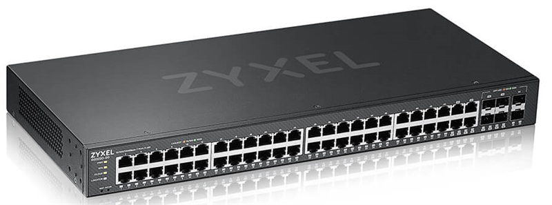 L2 Zyxel NebulaFlex Pro GS2220-50, rack 19", 44xGE, 4 комбо-порта (SFP/RJ-45), 2xSFP