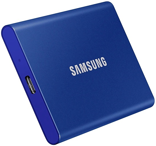 SSD Samsung T7 External 2Tb (2048GB) BLUE USB 3.2 (MU-PC2T0H/WW) 1year