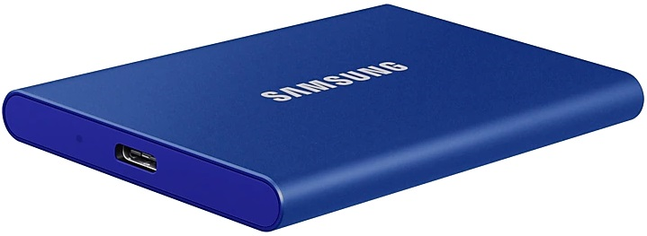SSD Samsung T7 External 2Tb (2048GB) BLUE USB 3.2 (MU-PC2T0H/WW) 1year