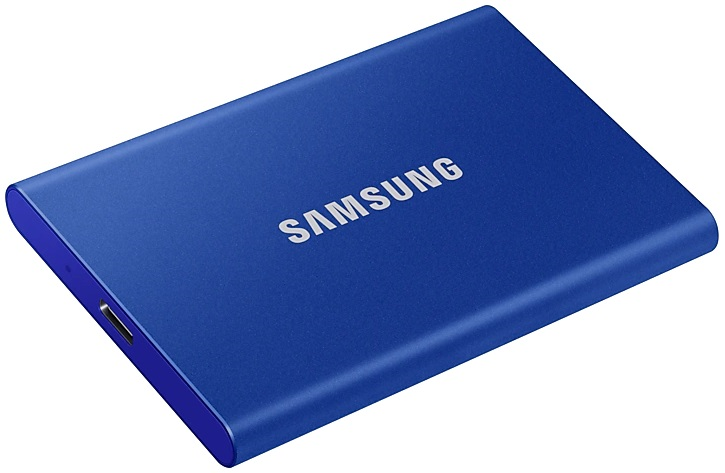 SSD Samsung T7 External 2Tb (2048GB) BLUE USB 3.2 (MU-PC2T0H/WW) 1year