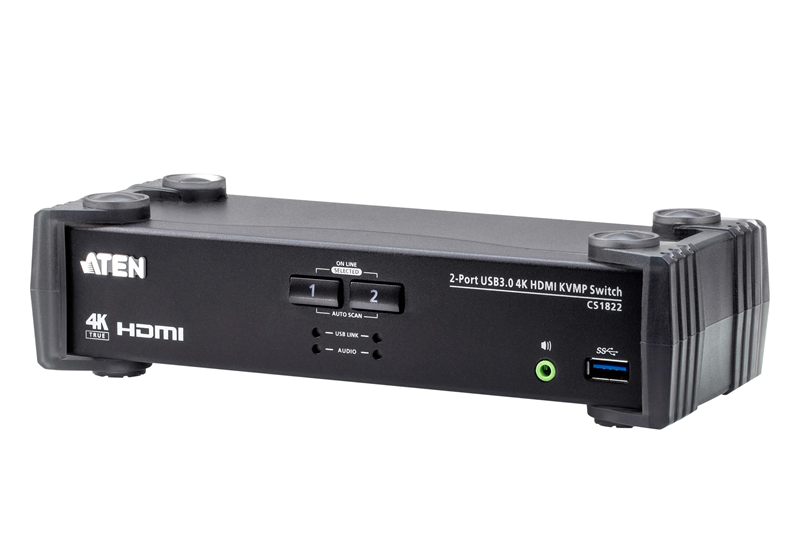ATEN 2-Port USB 3.0 4K HDMI KVMP™ Switch
