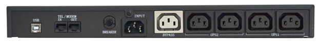 Powercom Smart-UPS King Pro RM, Line-Interactive, 600VA/480W, Rack 1U, 5*IEC320-C13 (1 surge & 4 batt), USB (1152586) арт. KIN-600AP RM