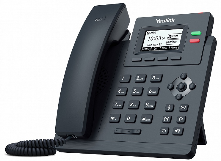 Yealink SIP-T31G, Телефон SIP 2 линии, PoE, GigE, БП в комплекте