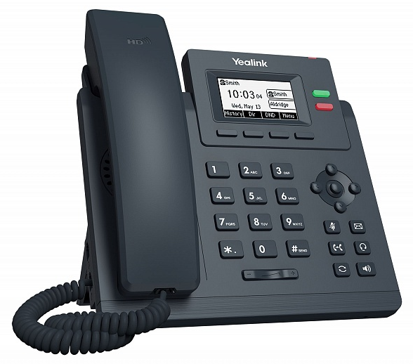 Yealink SIP-T31G, Телефон SIP 2 линии, PoE, GigE, БП в комплекте