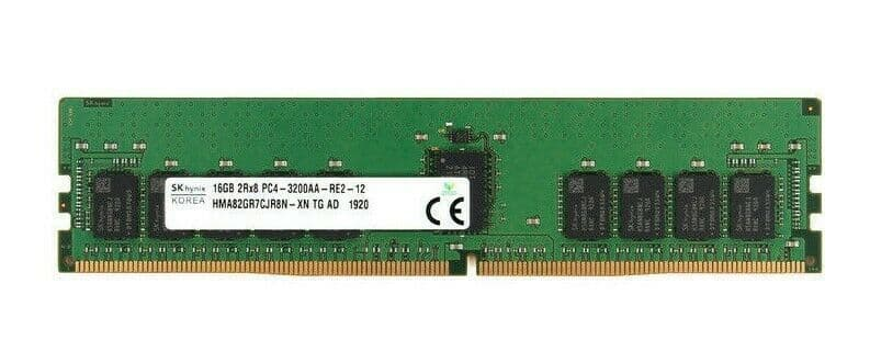 Hynix DDR4 16GB RDIMM (PC4-25600) 3200MHz ECC Registered 1.2V, 1 year, OEM арт. HMA82GR7CJR8N-XN