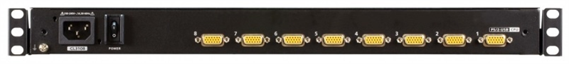 ATEN 18.5" 8-Port PS/2-USB VGA Single Rail WideScreen LCD KVM Switch арт. CL3108NX-ATA-RG
