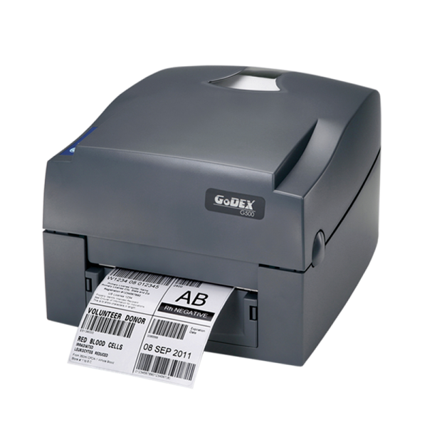 Godex TT G530UES, 300 dpi, 4", 4 ips, USB+RS232+Ethernet, 1" core ribbon арт. 011-G53EM2-004, 011-G53E02-000