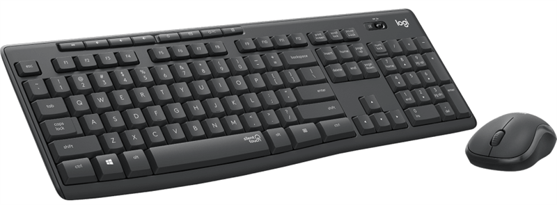 Logitech Wireless Desktop MK295 (Keybordmouse), USB, SilentTouch, Black, Rus/Eng, [920-009807]