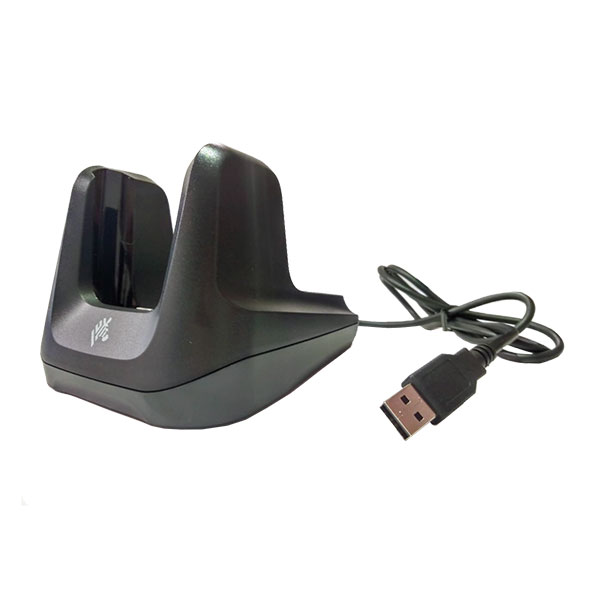 Zebra ASSY: MC22/27 Single slot USB cradle charges one device. Allows USB communication to the device with integrated 1m (3.3') USB-A cable. Requires PWR-WUA5V12W0XX арт. CRD-MC2X-1SCU-01