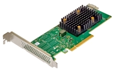 Broadcom HBA Controller 9500-16i, PCIe 4.0 x8 LP, Tri-Mode SAS/SATA/NVMe 12G HBA, 16port (2*int SFF8654), SAS3816, 1 year (analog 05-50134-00) Broadcom_LSI арт. 05-50077-02