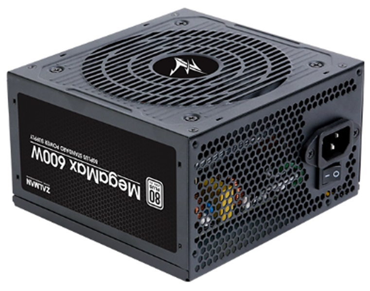 блок питания Zalman ZM600-TXII (V2), 600W, ATX12V v2.31, APFC, 12cm Fan, 80+ 230V EU, Retail