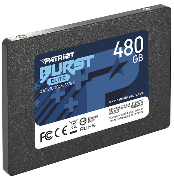 Твердотельный накопитель Patriot Burst Elite 480GB SATA III 2.5"