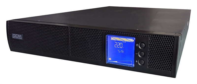 Powercom SENTINEL, On-Line, 1500VA/1500W, Rack/Tower, 6*IEC320-C13, Serial+USB, SNMP Slot (1456280)