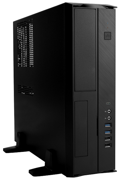 Slim Case InWin BL067 Black 300W IP-S300FF7-0 U2*2+U3*2+Combo audio+FAN+ intrusion switch mATX IN WIN арт. 6143980