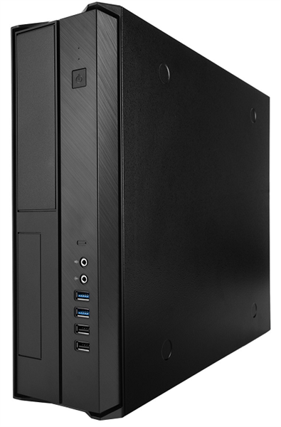 Slim Case InWin BL067 Black 300W IP-S300FF7-0 U2*2+U3*2+Combo audio+FAN+ intrusion switch mATX IN WIN арт. 6143980