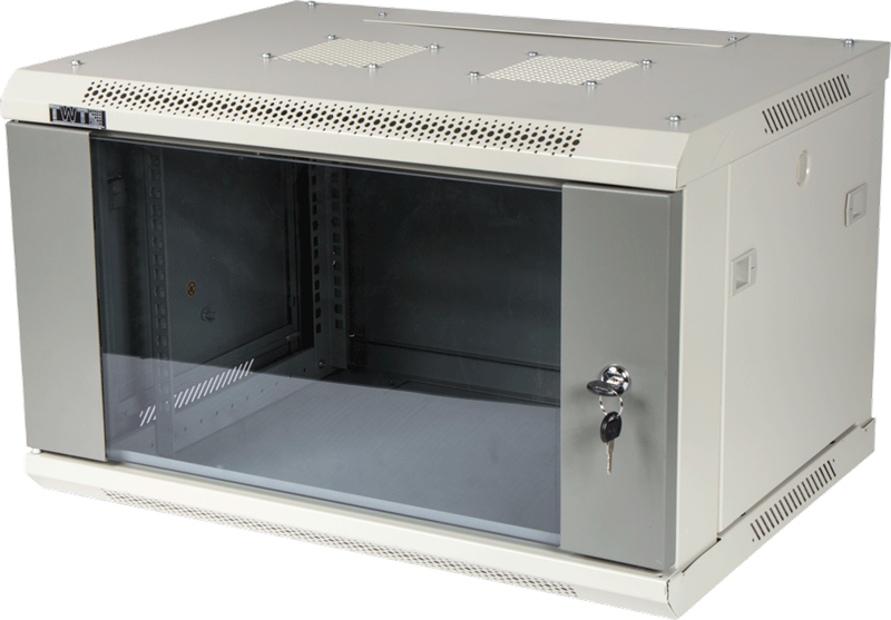 Шкаф настенный серии Pro, 18U 600x800, стеклянная дверь